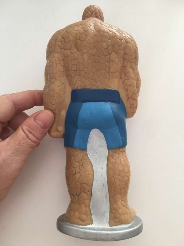LOVELY VINTAGE FIGURE OLD BUBBLE BATH BOTTLE - THE THING -  FROM THE FANTASTIC 4  - 2007