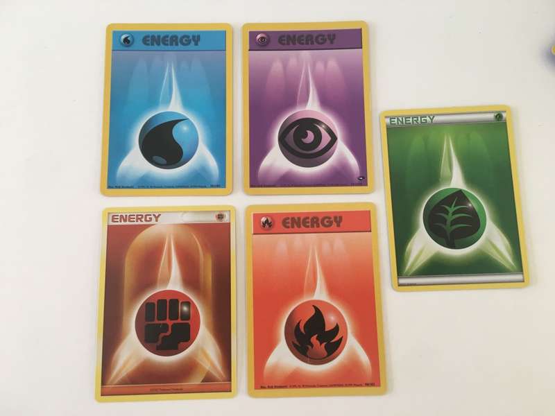 POKEMON ENERGY CARDS -  5 CARDS