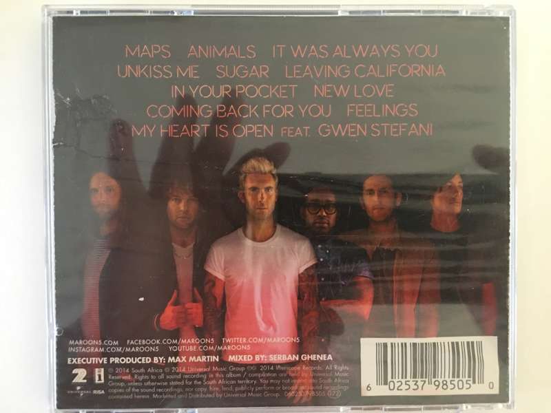 LOVELY MAROON 5 CD