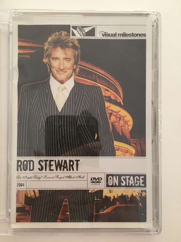 ROD STEWART MUSIC AND DVD LOT - 4 PIECES
