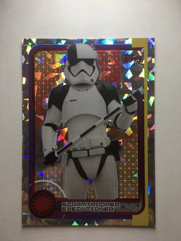 TOPPS -  STAR WARS CARD -  STORMTROOPER - FOIL CARD