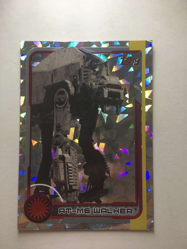 TOPPS -  STAR WARS CARD - THE LAST JEDI  - HOLOGRAPHIC CARD  / AT-M6 WALKER