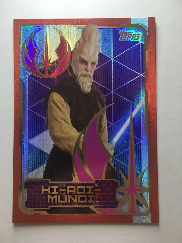 TOPPS STAR WARS / THE LAST JEDI / TRADING CARD - KI-ADI-MUNDI / FOIL CARD