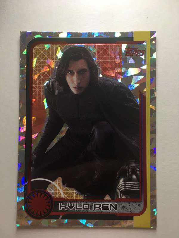 TOPPS STAR WARS / THE LAST JEDI / TRADING CARD - KYLOREN / FOIL CARD