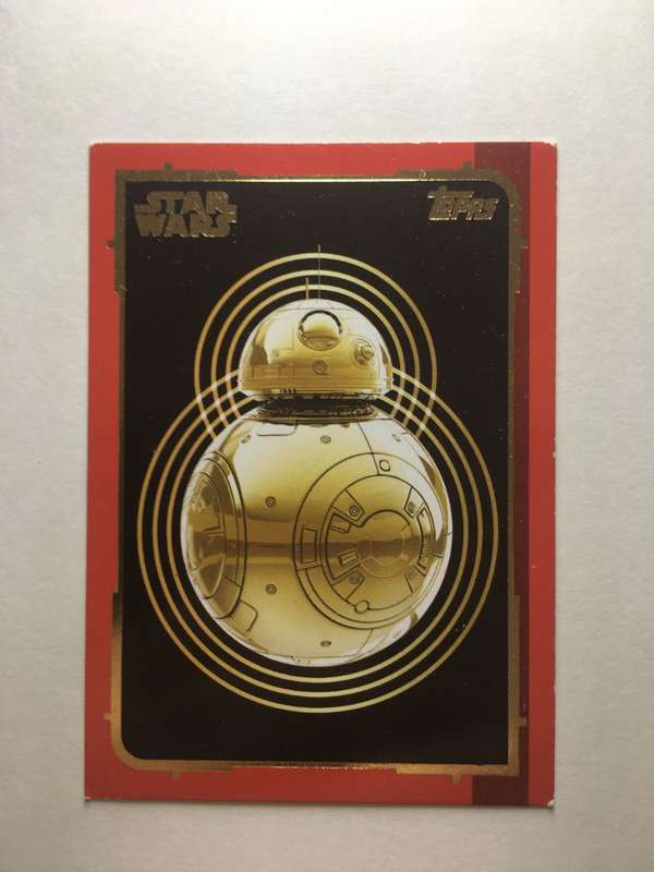 TOPPS -  STAR WARS CARD - THE LAST JEDI  2 CARDS