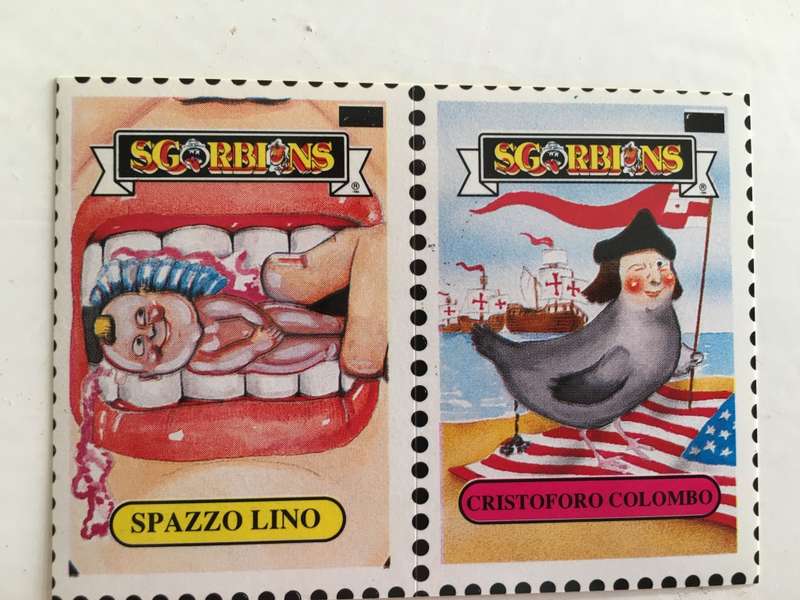 VINTAGE ITALIAN MINT SET OF 2 GARBAGE PAIL KIDS - 1989