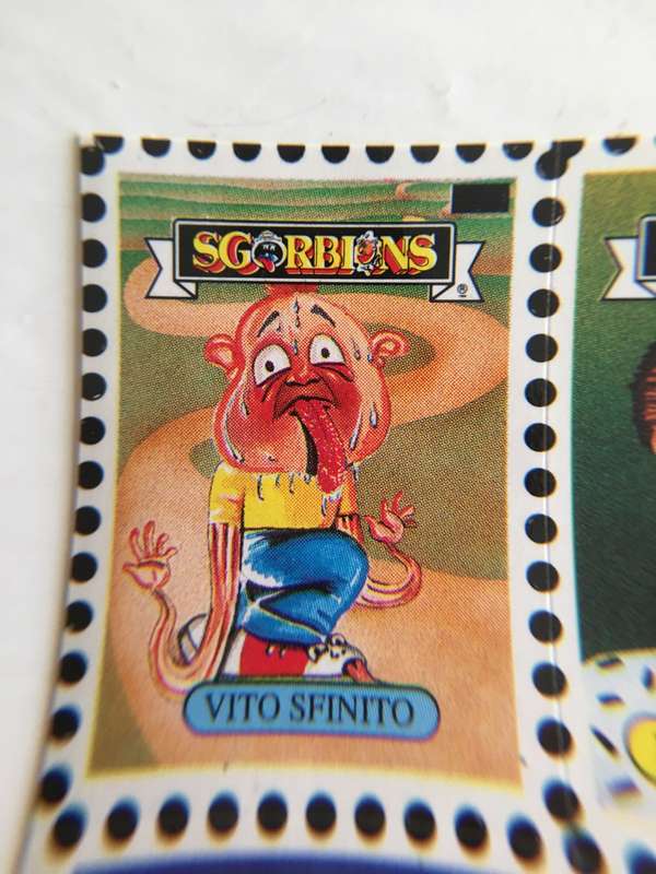 VINTAGE ITALIAN MINT SET OF 4 GARBAGE PAIL KIDS - 1989