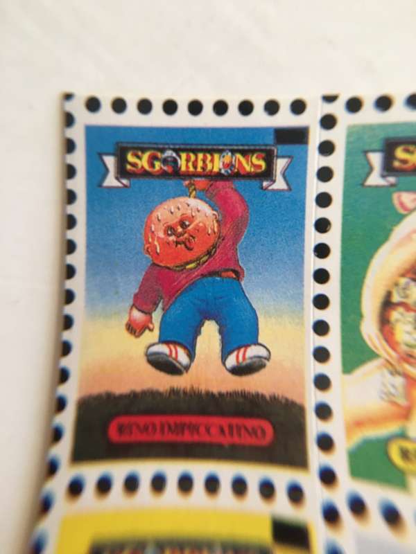 VINTAGE ITALIAN MINT SET OF 4 GARBAGE PAIL KIDS - 1989