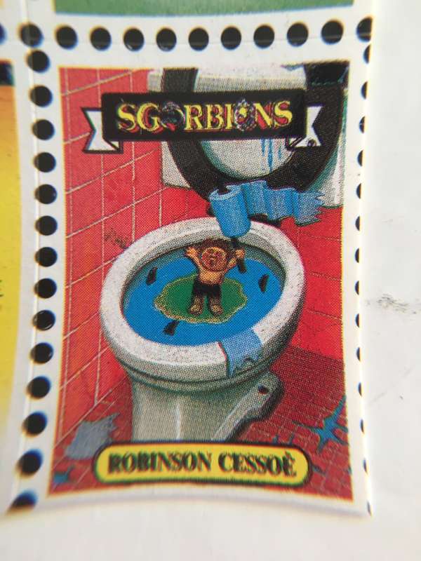 VINTAGE ITALIAN MINT SET OF 4 GARBAGE PAIL KIDS - 1989