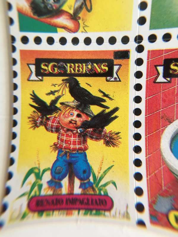 VINTAGE ITALIAN MINT SET OF 4 GARBAGE PAIL KIDS - 1989