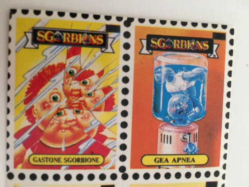 VINTAGE ITALIAN MINT SET OF 4 GARBAGE PAIL KIDS - 1989