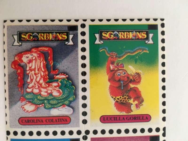 VINTAGE ITALIAN MINT SET OF 4 GARBAGE PAIL KIDS - 1989
