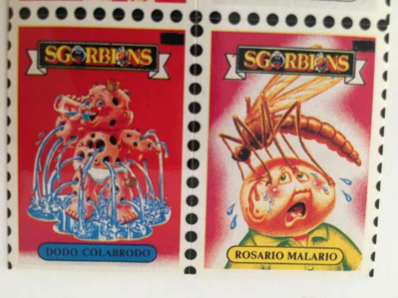 VINTAGE ITALIAN MINT SET OF 4 GARBAGE PAIL KIDS - 1989