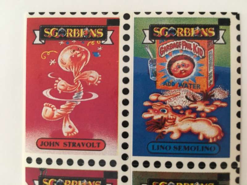VINTAGE ITALIAN MINT SET OF 4 GARBAGE PAIL KIDS - 1989