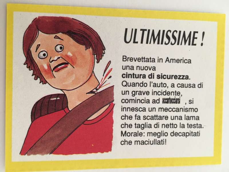 VINTAGE ITALIAN MINT SET OF 4 GARBAGE PAIL KIDS - 1989
