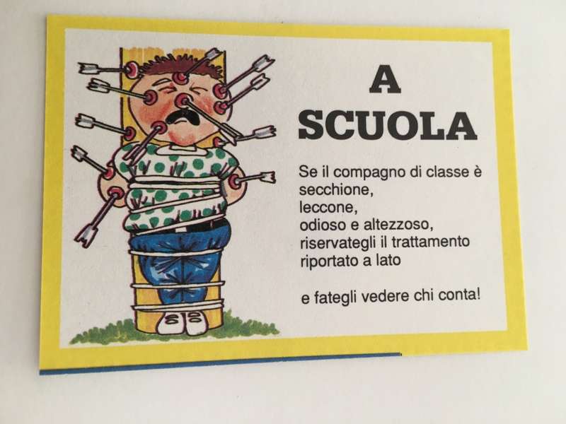 VINTAGE ITALIAN MINT SET OF 4 GARBAGE PAIL KIDS - 1989