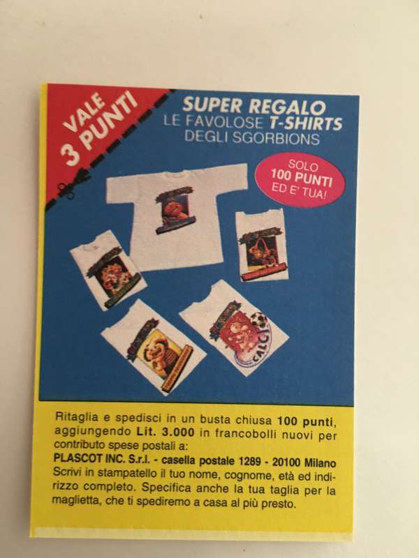 VINTAGE ITALIAN MINT SET OF 2 GARBAGE PAIL KIDS - 1989