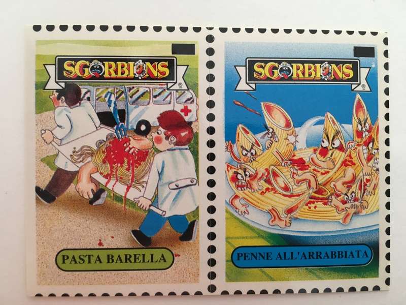 VINTAGE ITALIAN MINT SET OF 2 GARBAGE PAIL KIDS - 1989