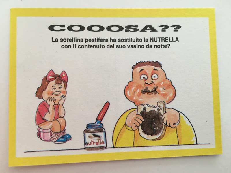 VINTAGE ITALIAN MINT SET OF 2 GARBAGE PAIL KIDS - 1989