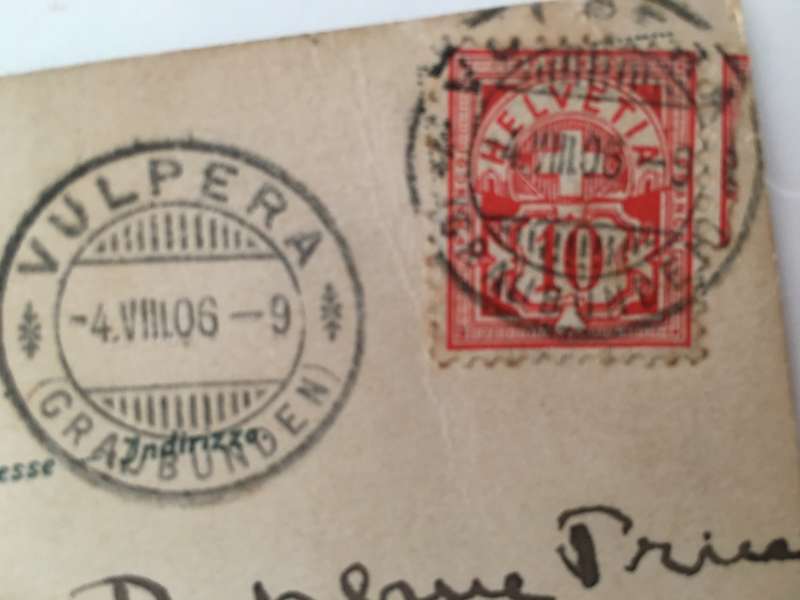 VINTAGE  TO ANTIQUE POST CARD WITH STAMP