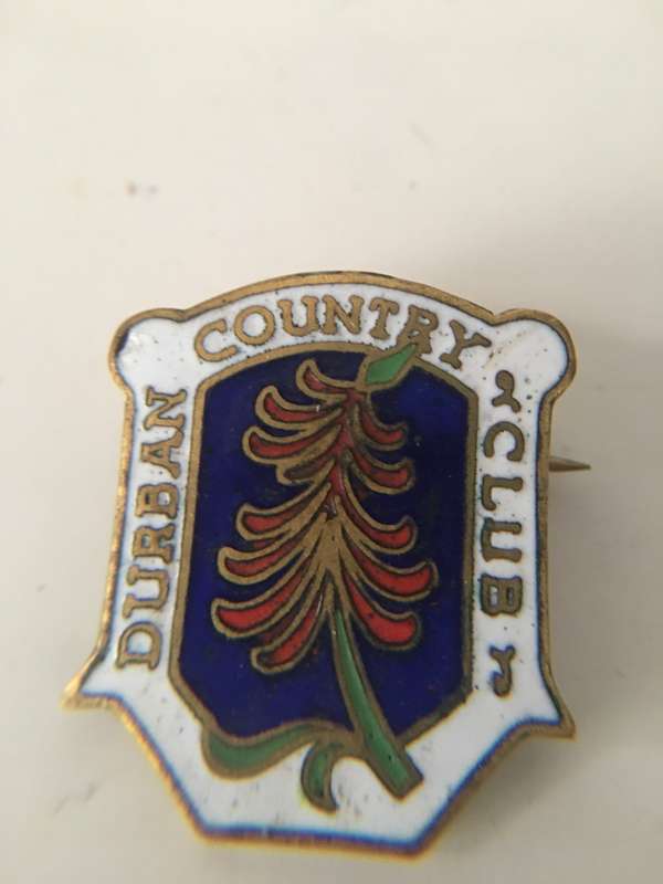 LOVELY COUNTRY CLUB - DURBAN BADGE