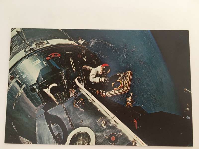 LOVELY VINTAGE NASA POST CARD -