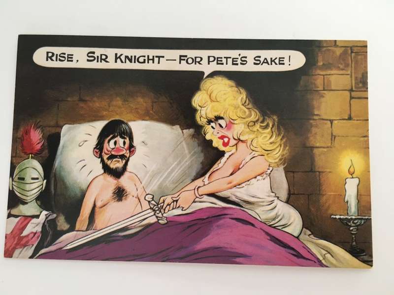 LOVELY VINTAGE BAMFORTH BRITISH HUMOUR POST CARD