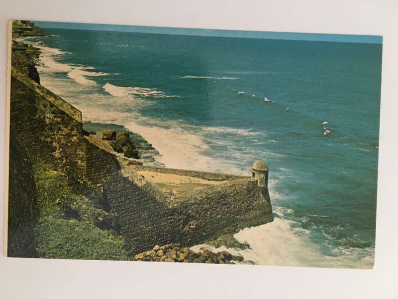 LOVELY VINTAGE POST CARD PEURTO RICO