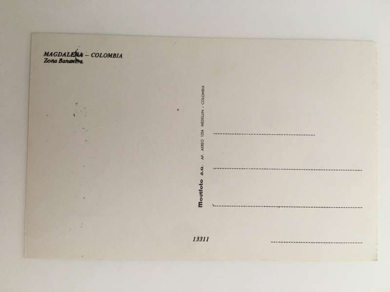 POSTCARD COLOMBIA