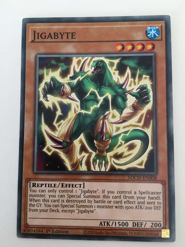 YU-GI-OH TRADING CARD - JIGABYTE