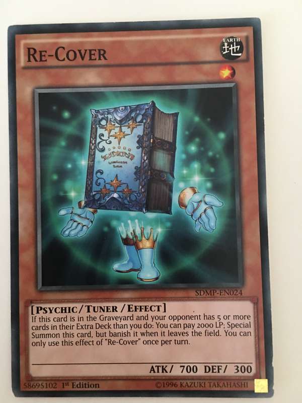 YU-GI-OH TRADING CARD - RE-COVER