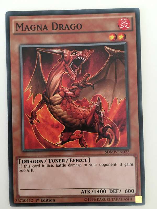 YU-GI-OH TRADING CARD - MAGNA DRAGO