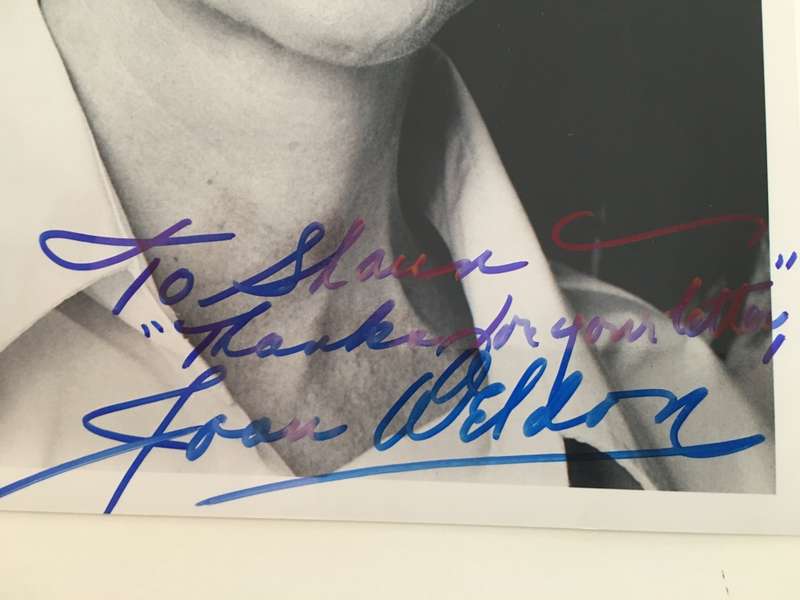 AUTOGRAPHED/ SIGNED  - JOAN WELDON -  HOME BEFORE DARK  - CLASSIC ACTRESS  A4 SIZE