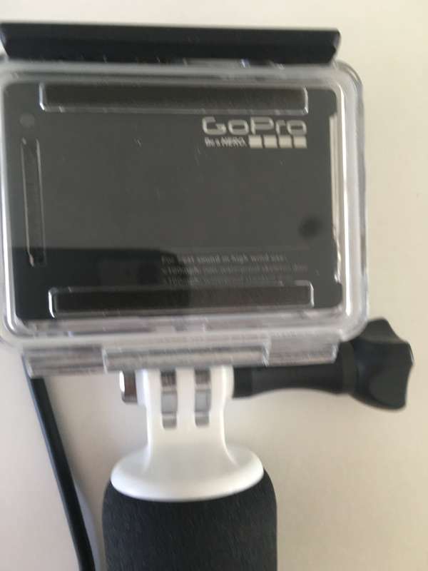 LOVELY  HERO 4 GO PRO ACTION CAMERA WITH STICK WATER PROOF CASE BATTERIES AND SD CARD