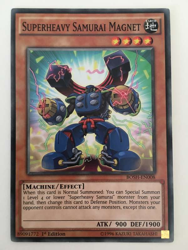 YU-GI-OH TRADING CARD - SUPERHEAVY SAMURAI MAGNET