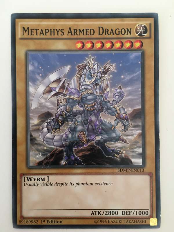 YU-GI-OH TRADING CARD - METAPHYS ARMED DRAGON