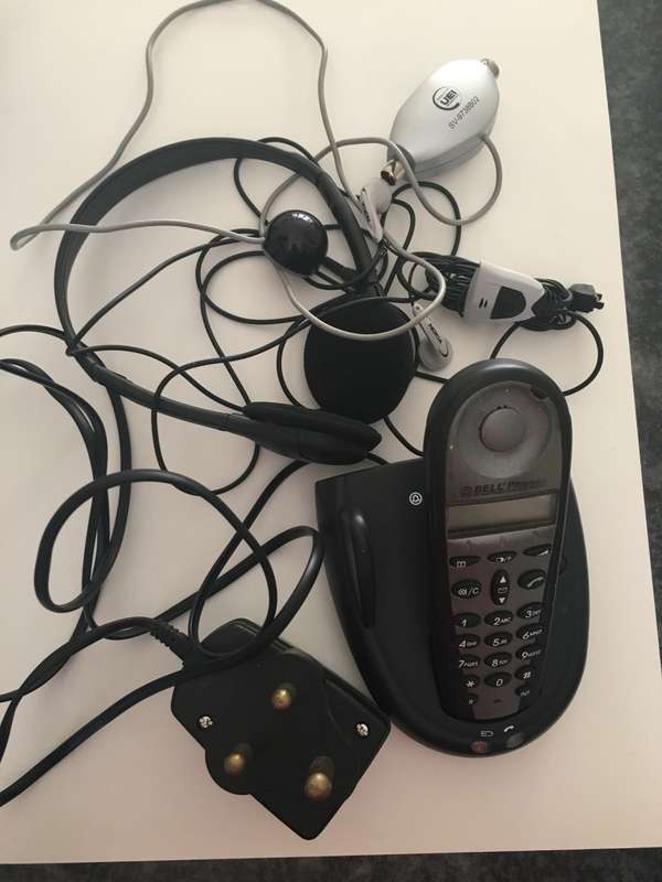 VINTAGE LAND LINE PHONE -BELL AND OTHER BITS AND BOBS