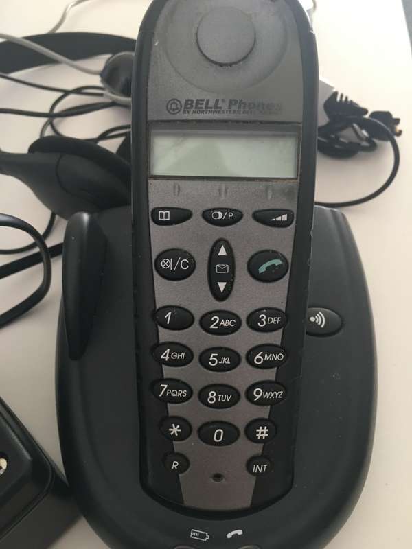 VINTAGE LAND LINE PHONE -BELL AND OTHER BITS AND BOBS
