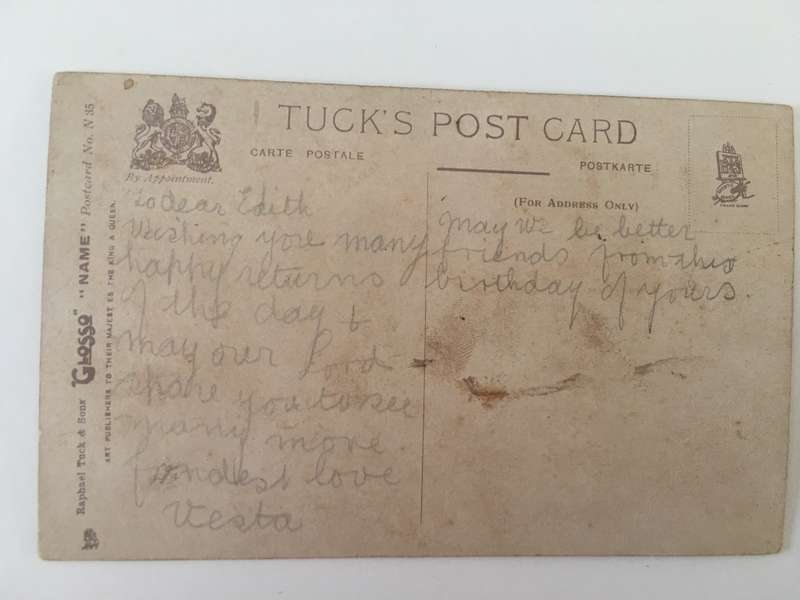 VINTAGE TO ANTIQUE POSTCARD - EMMA