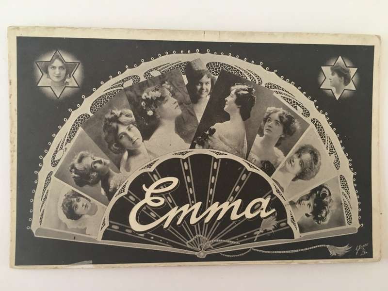 VINTAGE TO ANTIQUE POSTCARD - EMMA