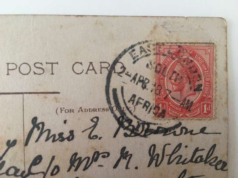 VINTAGE TO ANTIQUE POSTCARD - ST. MARY`S CHURCH - WITH OLD STAMP