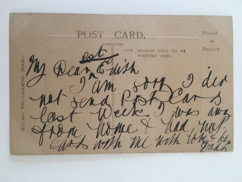 VINTAGE TO ANTIQUE POSTCARD  - A GOOD FINISH