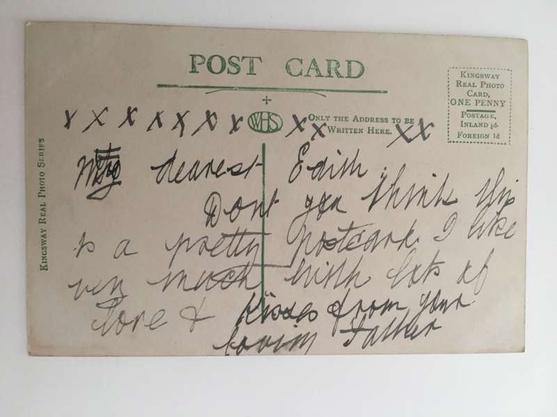 VINTAGE TO ANTIQUE POSTCARD - ST PAULS LONDON