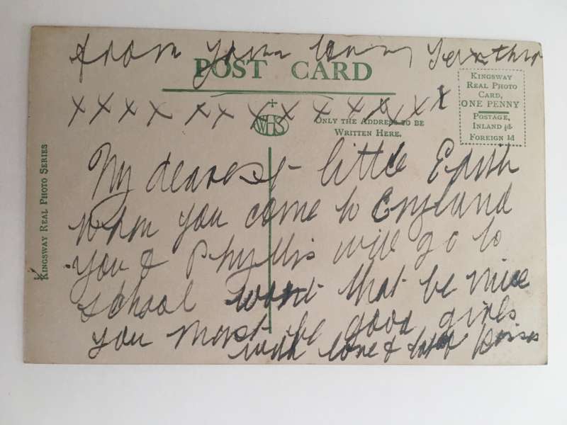 VINTAGE TO ANTIQUE POSTCARD - THE CRYSTAL PALACE LONDON