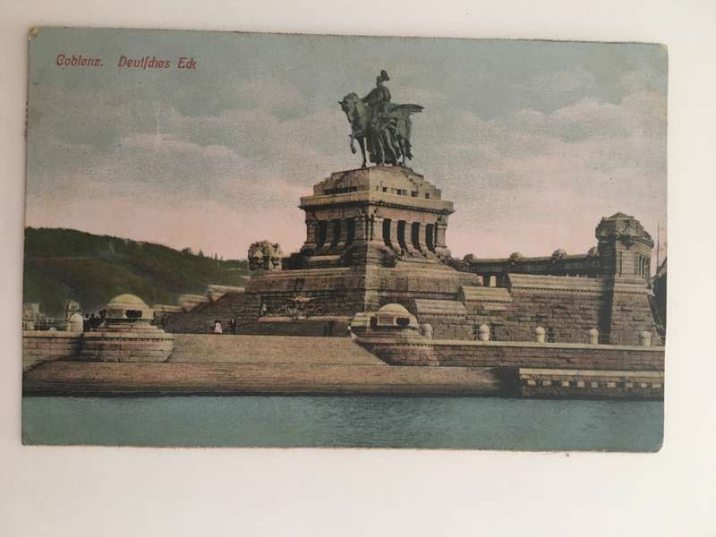 VINTAGE TO ANTIQUE POSTCARD - GERMANY WITH OLD STAMP