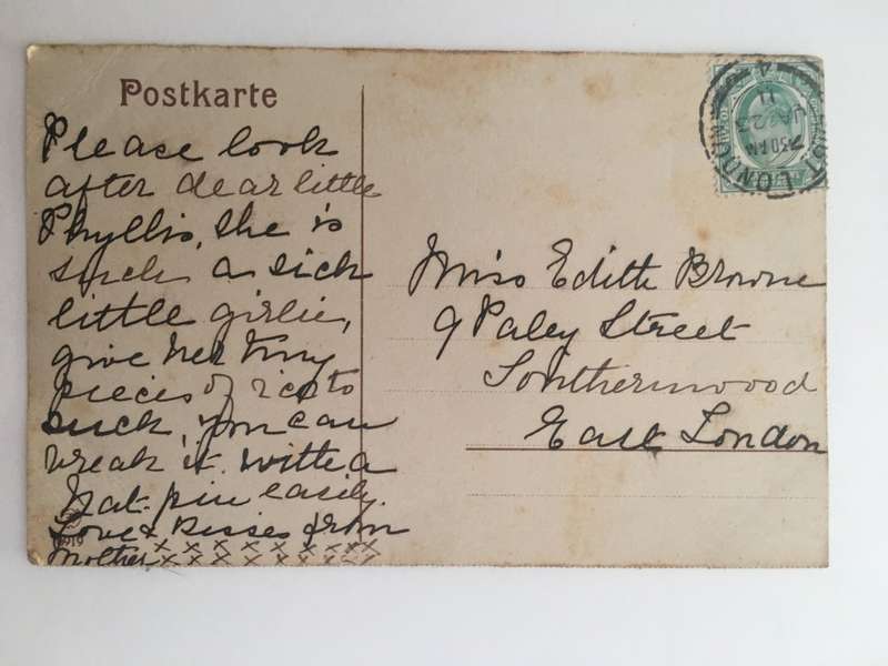 VINTAGE TO ANTIQUE POSTCARD - GERMANY WITH OLD STAMP