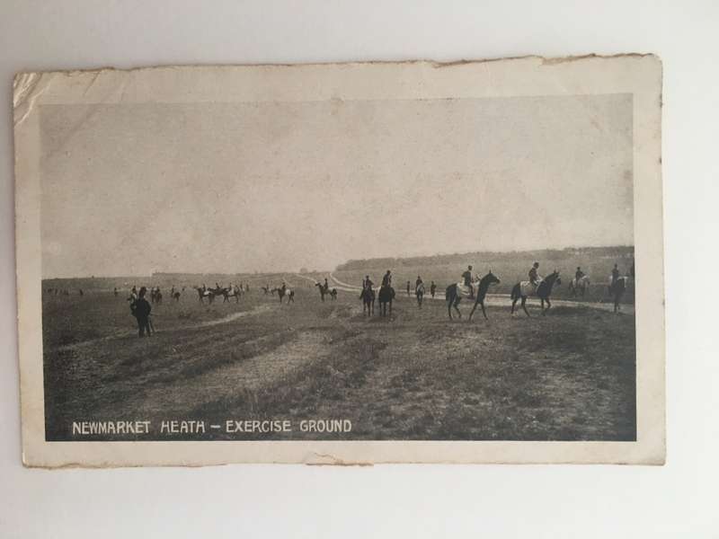 VINTAGE TO ANTIQUE POSTCARD - NEWMARKET HEATH