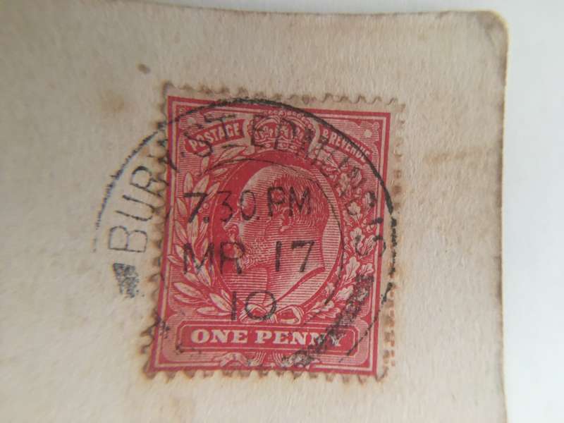 VINTAGE TO ANTIQUE POSTCARD - LONDON WITH OLD STAMP
