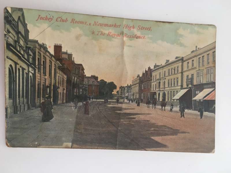 VINTAGE TO ANTIQUE POSTCARD - JOCKEY CLUB ROOMS