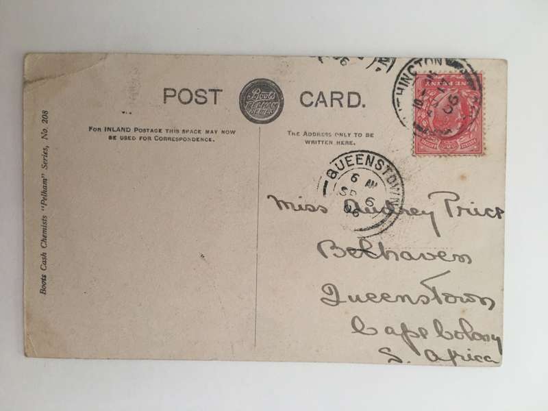 VINTAGE TO ANTIQUE POSTCARD - ROYAL EXCHANGE MANCHESTER - WITH OLD STAMP